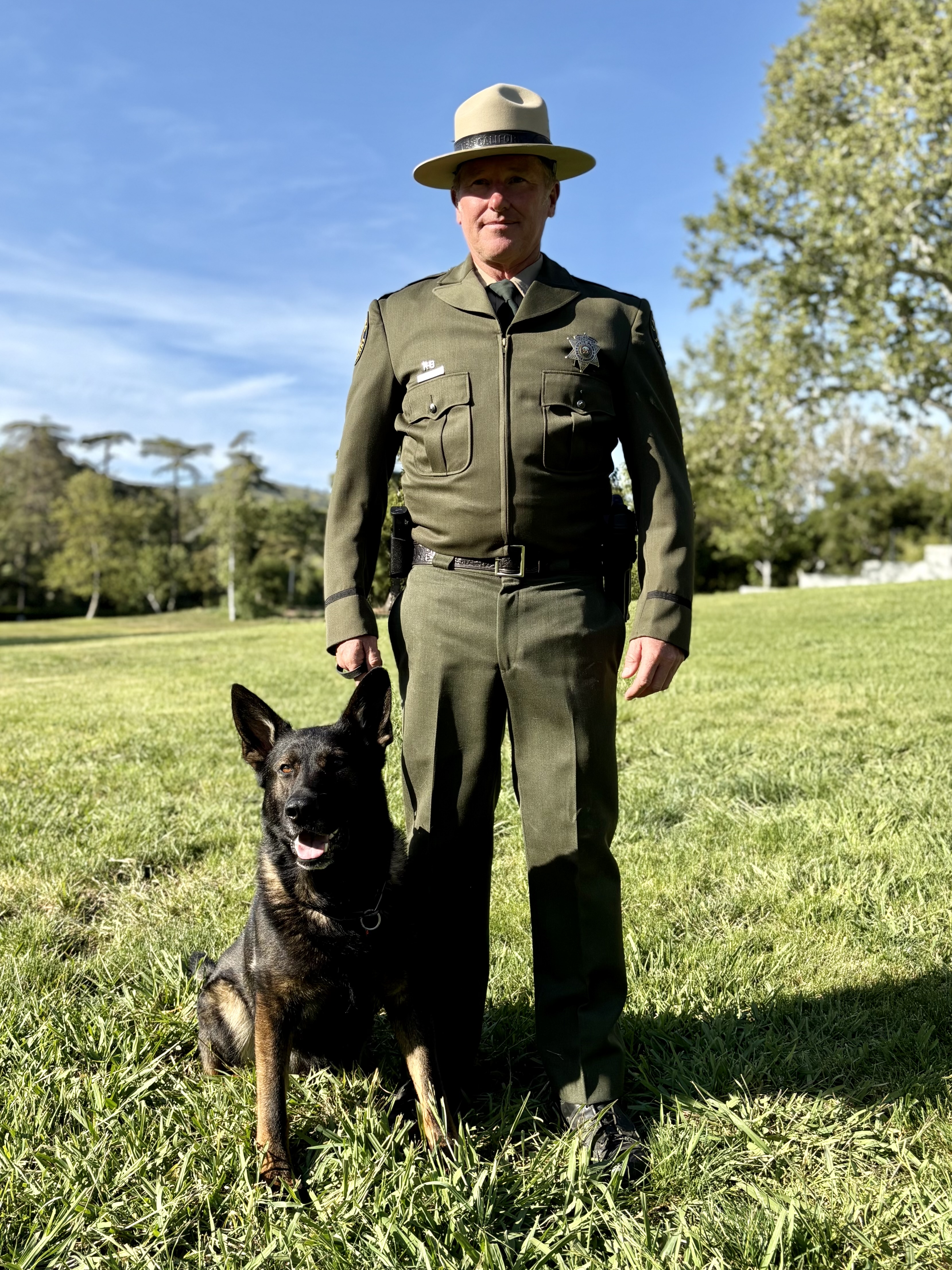 K9 Ivan and Hanlder Martin Gilbertson